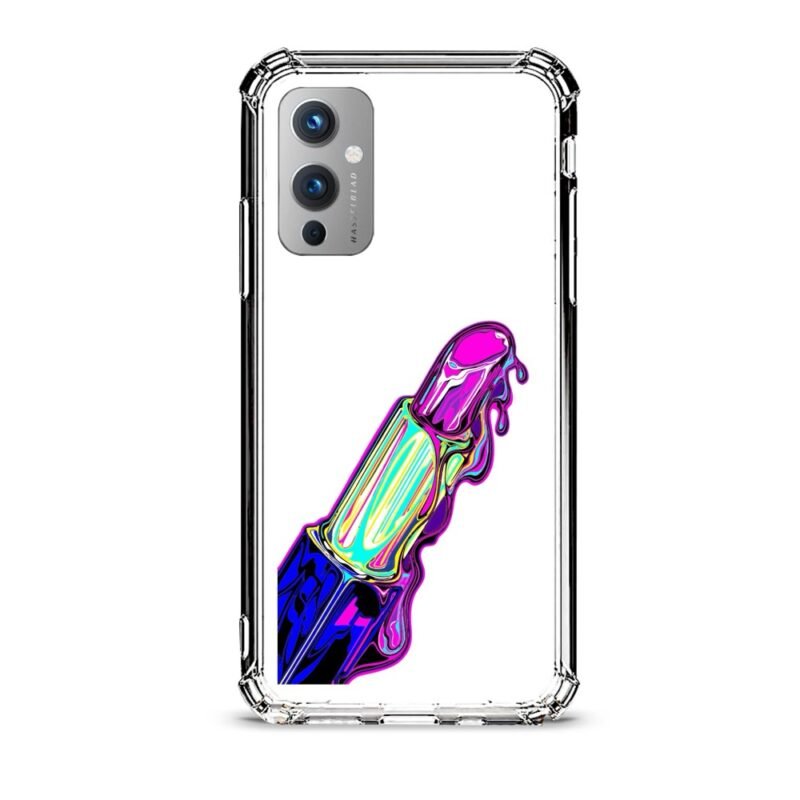 Lipstick θήκη διάφανη & σχέδιο  d1059 γιά Oneplus 9