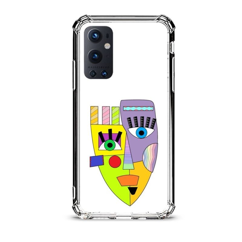 Shape face θήκη διάφανη & σχέδιο  d1027 γιά Oneplus 9 Pro