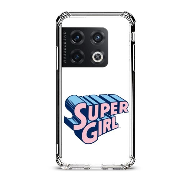 Super girl θήκη διάφανη & σχέδιο  d1115 γιά Oneplus 10 Pro 5G