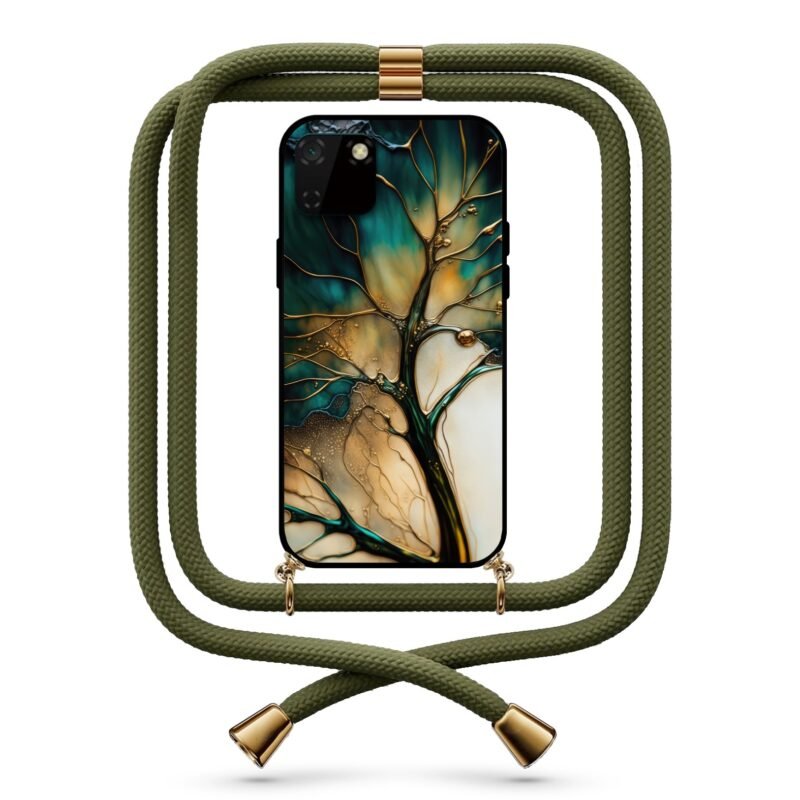 Tree abstract θήκη με κορδόνι & σχέδιο 9782 για Huawei Y5P 2020