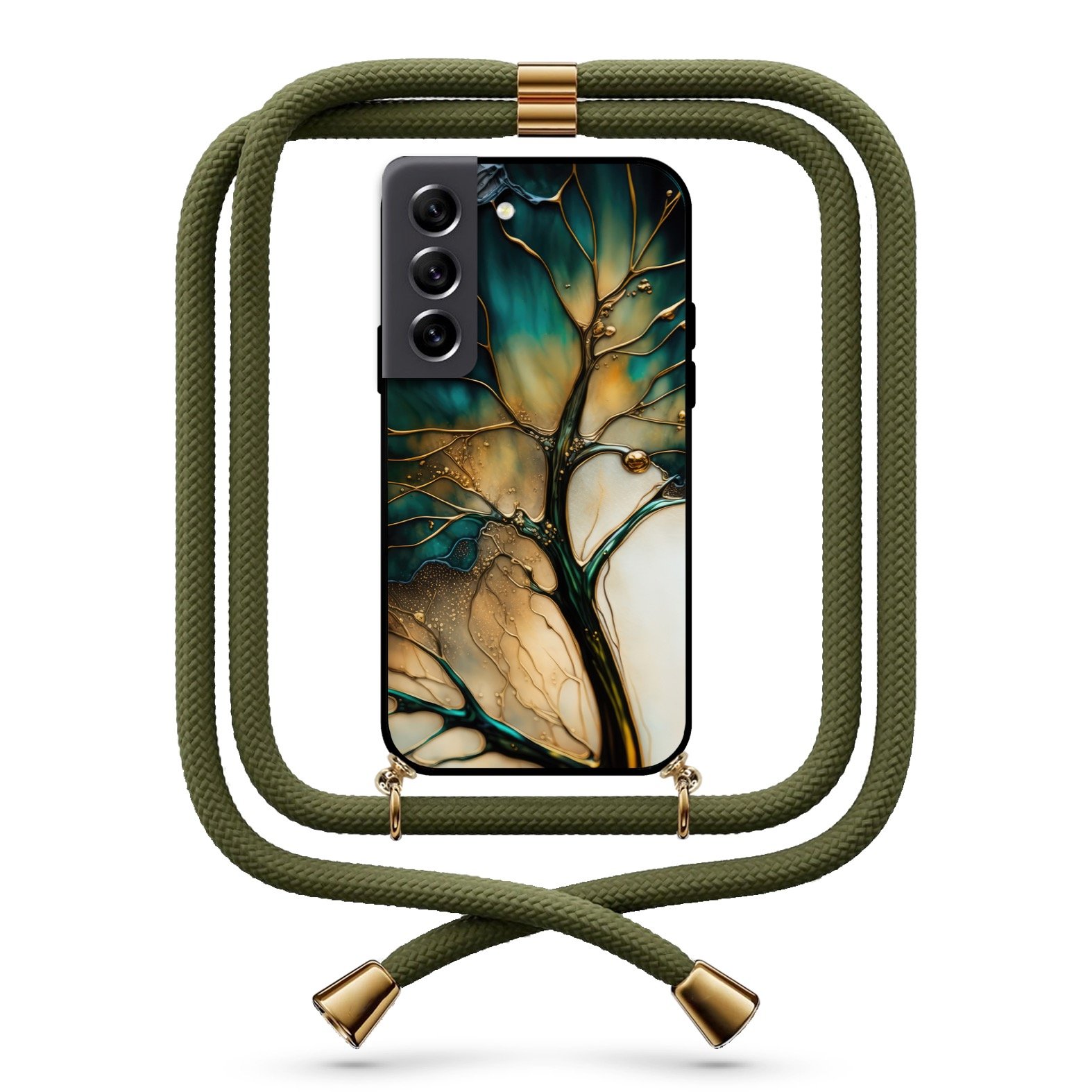 Tree abstract θήκη με κορδόνι & σχέδιο 9782 για  Galaxy S22