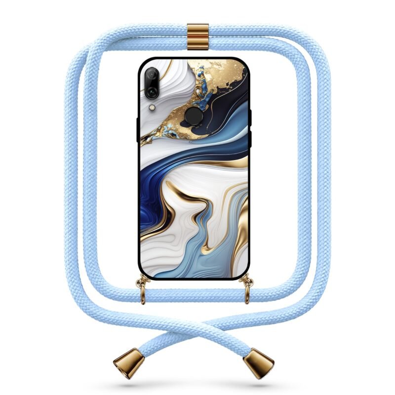 Liquid abstract θήκη με κορδόνι & σχέδιο 9783 για Honor 10 Lite