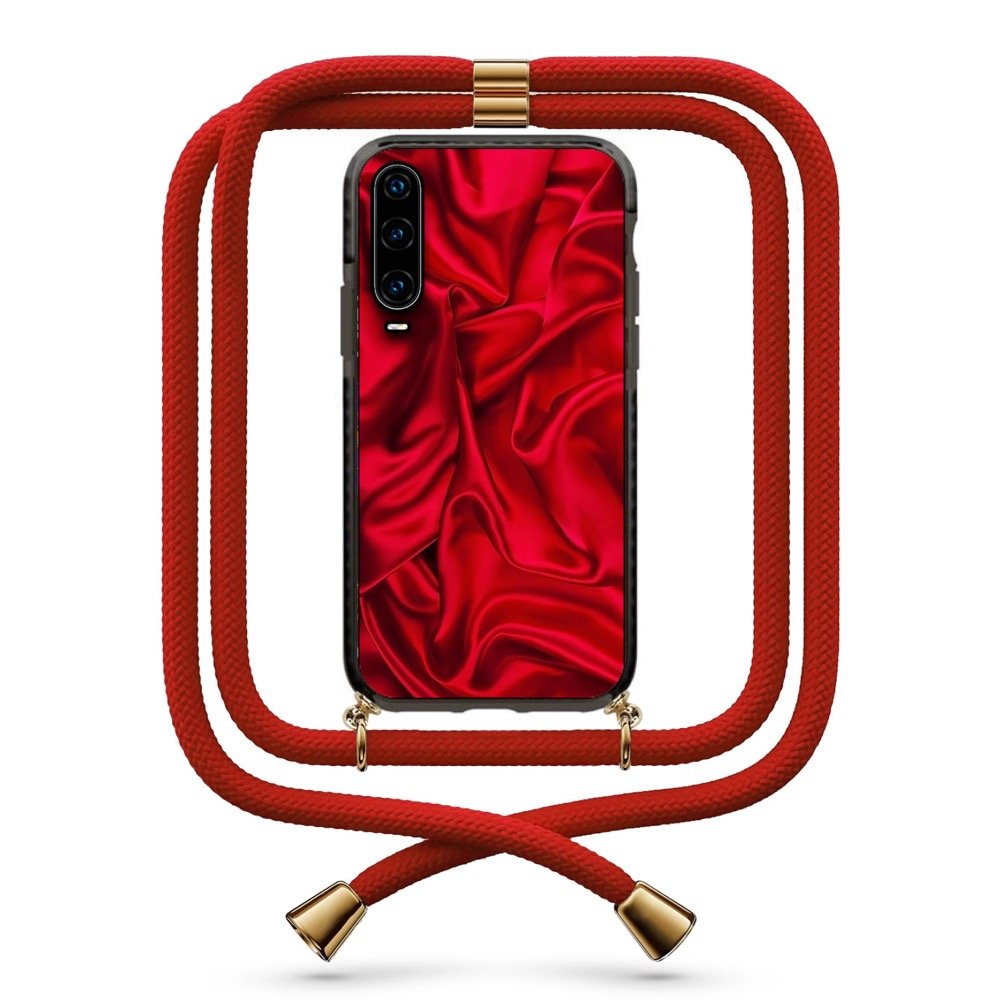 Silk θήκη με κορδόνι & σχέδιο 9864 για Huawei P30