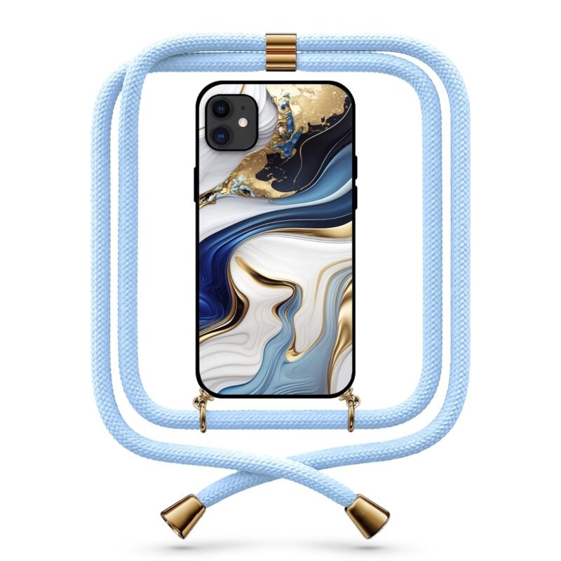 Liquid abstract θήκη κινητού με κορδόνι 9783 γιά iPhone 11
