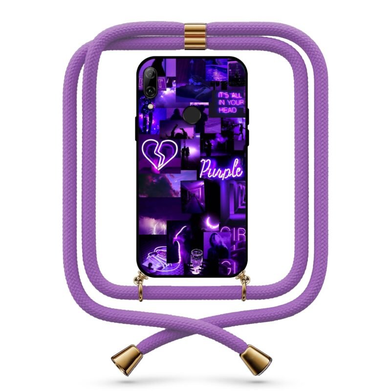 Neon quotes θήκη με κορδόνι & σχέδιο 9757 για Honor 10 Lite