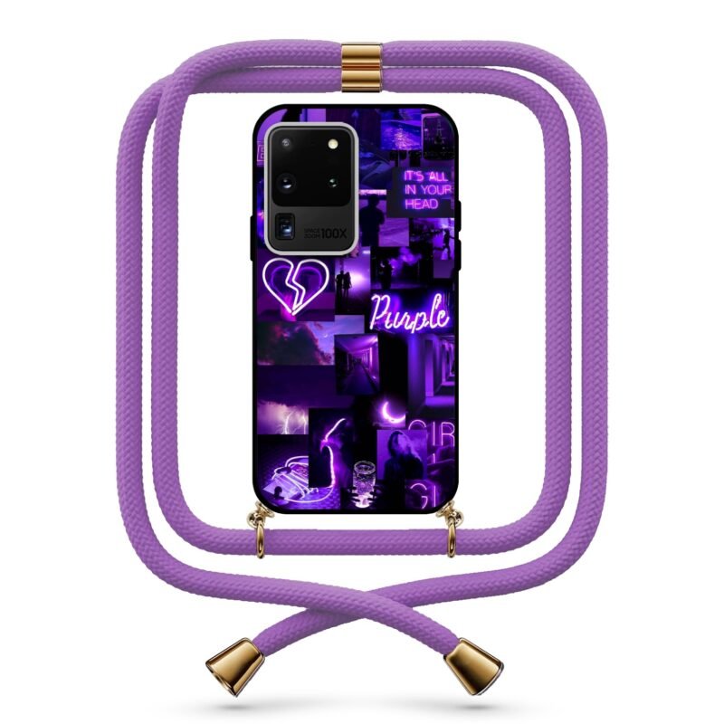Neon quotes θήκη με κορδόνι & σχέδιο 9757 για  Galaxy S20 Ultra