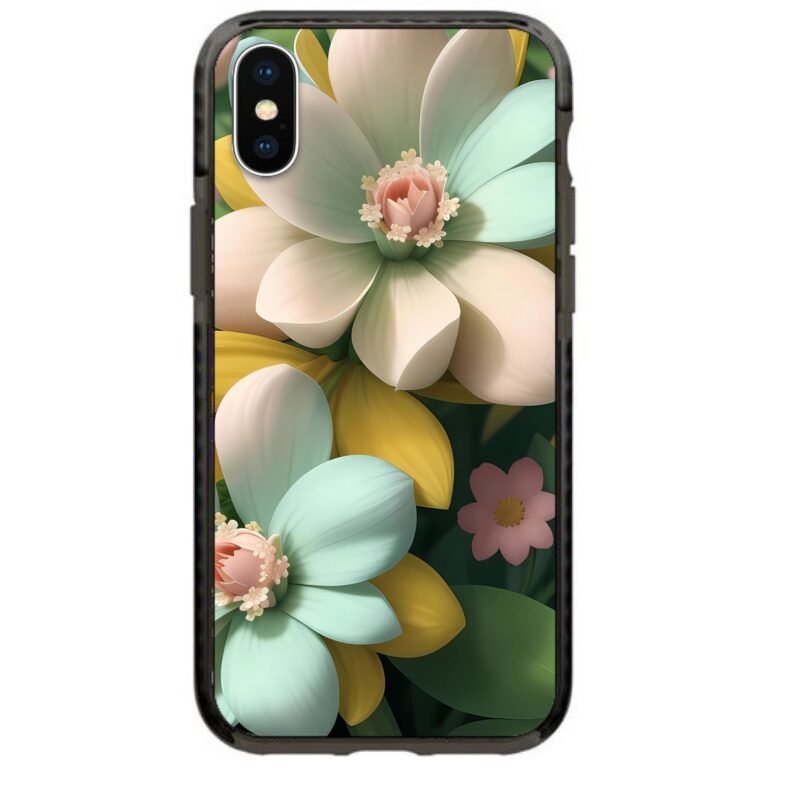 Flowers θήκη κινητού 91973 γιά iPhone X/XS