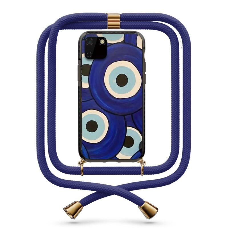 Evil eyes θήκη με κορδόνι & σχέδιο 9838 για Huawei Y5P 2020
