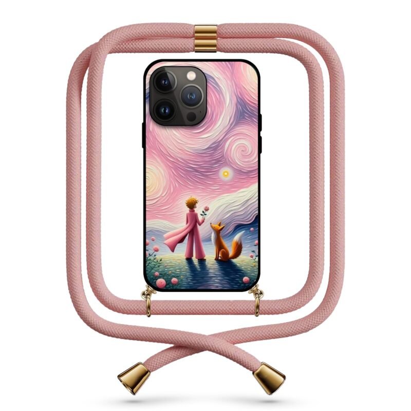 Little prince θήκη κινητού με κορδόνι 9784 γιά iPhone 15 Pro Max