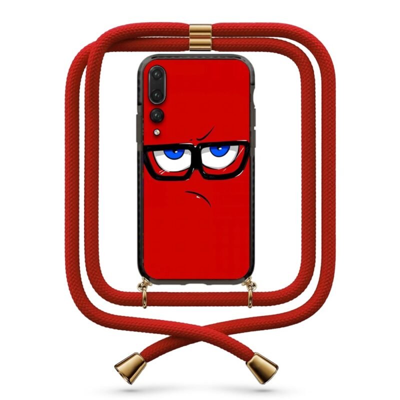 Nerdy face θήκη με κορδόνι & σχέδιο 9865 για Huawei P20 Pro