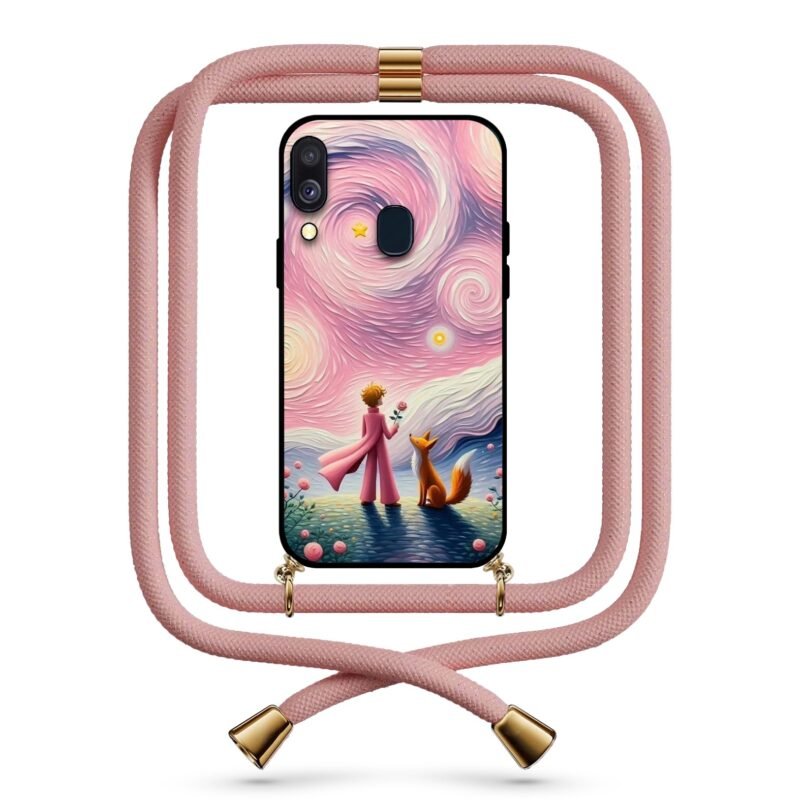 Little prince θήκη με κορδόνι & σχέδιο 9784 για Galaxy A40