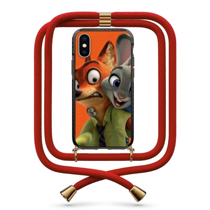 Buddies θήκη κινητού με κορδόνι 9866 γιά iPhone X/XS