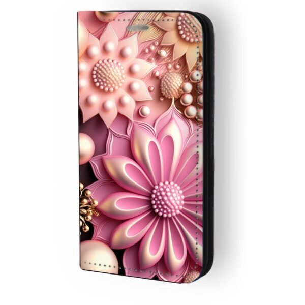 Θήκη book με σχέδιο 3d flowers 9630 για  Galaxy S22 Ultra