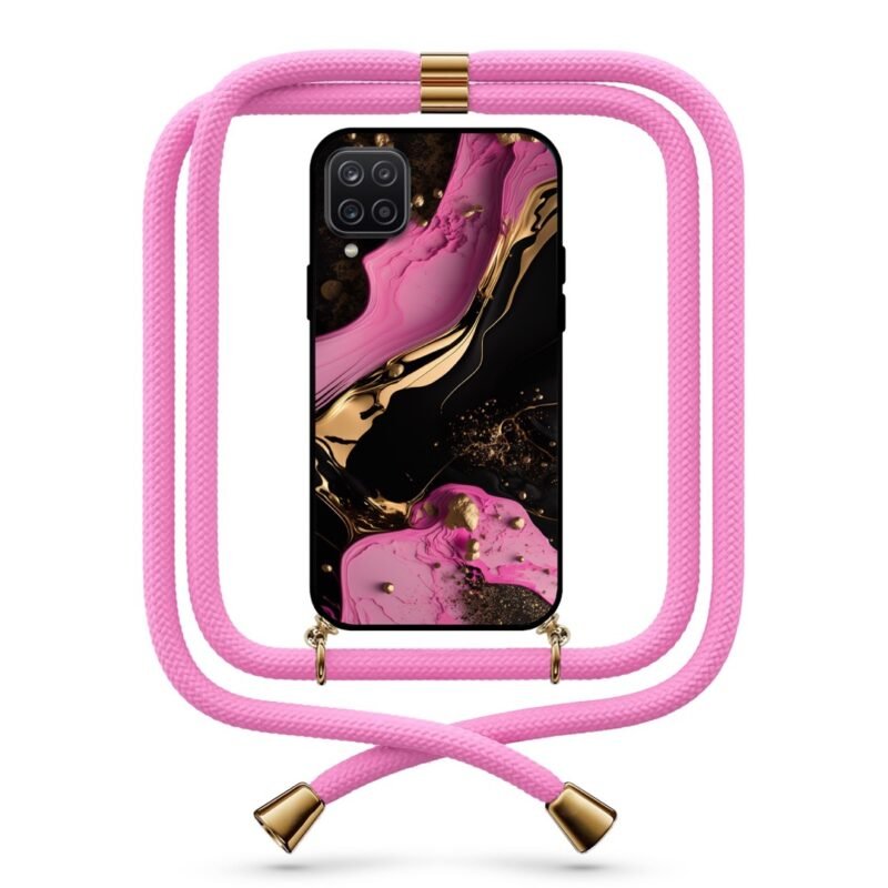 Abstract θήκη με κορδόνι & σχέδιο 9740 για Galaxy A12