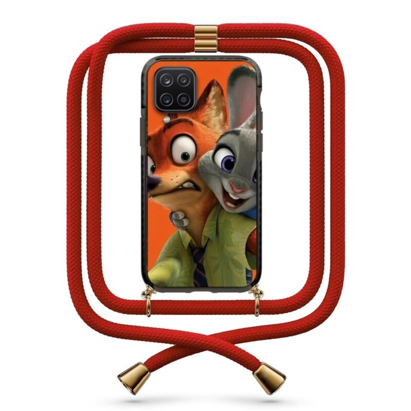 Buddies θήκη με κορδόνι & σχέδιο 9866 για Galaxy A12