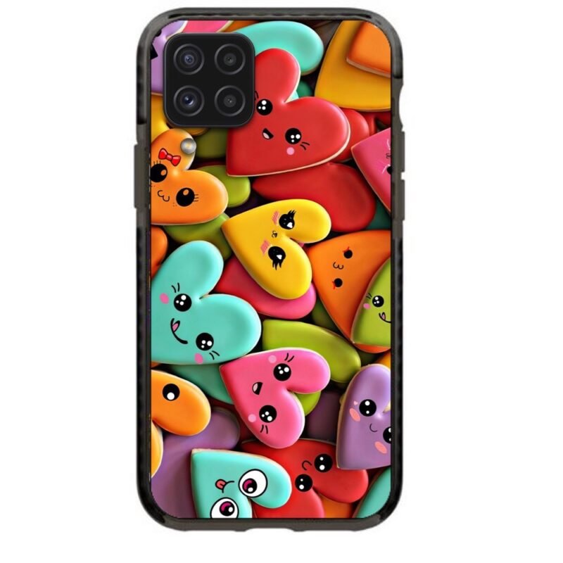 Smiley hearts θήκη κινητού 91942 γιά Galaxy A22 4G