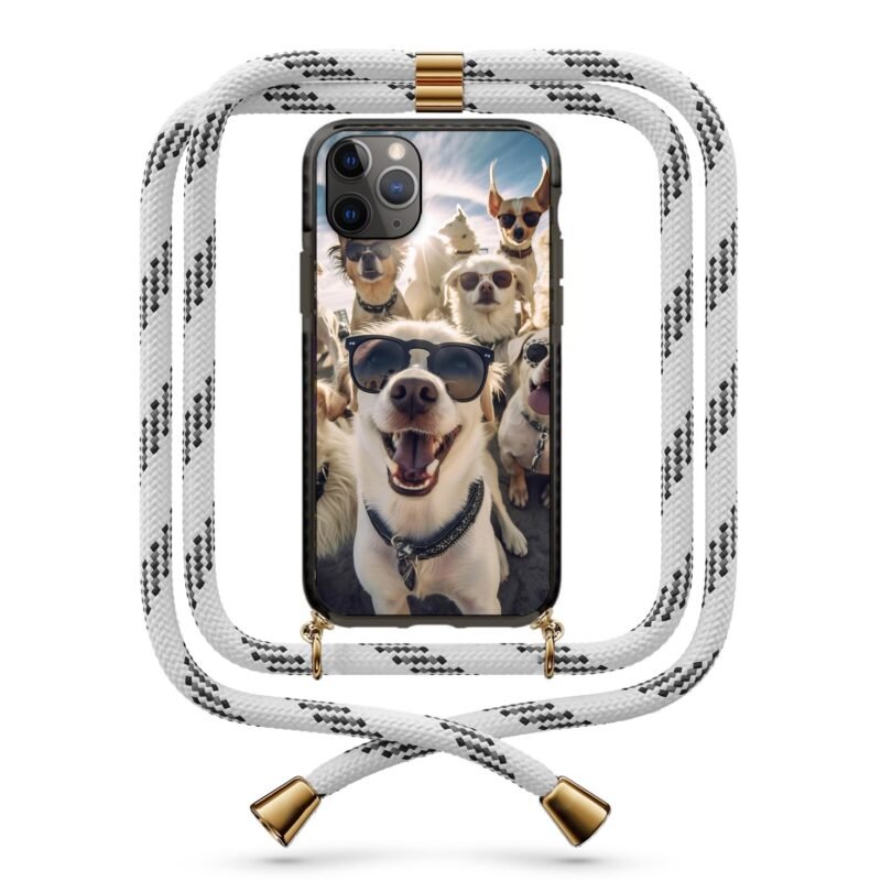 Sunglass dogs θήκη κινητού με κορδόνι 9832 γιά iPhone 11 Pro