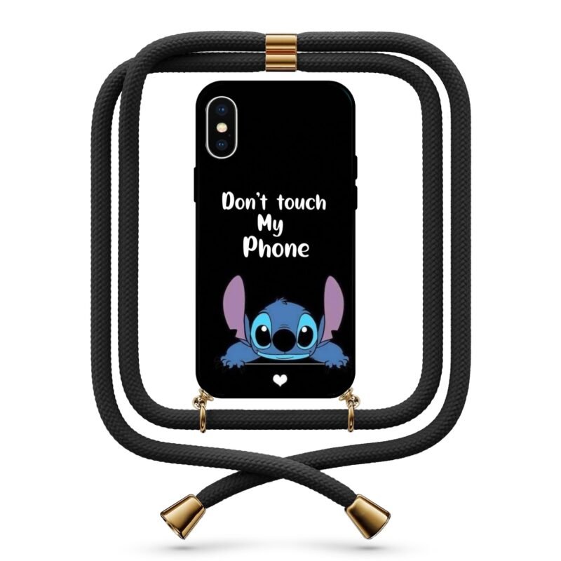 Stitch θήκη κινητού με κορδόνι 9786 γιά iPhone X/XS