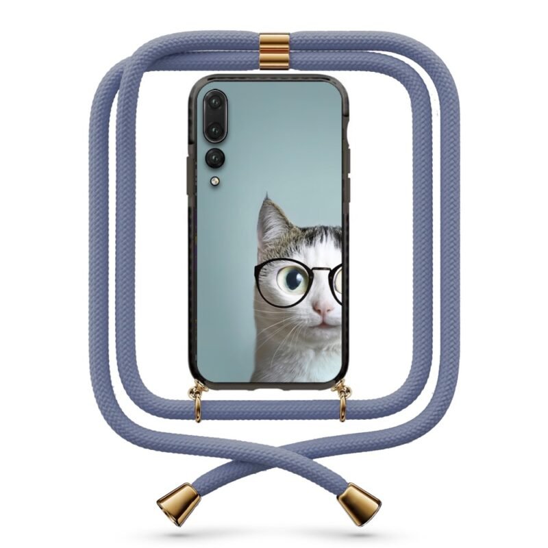 Cat glasses θήκη με κορδόνι & σχέδιο 9868 για Huawei P20 Pro
