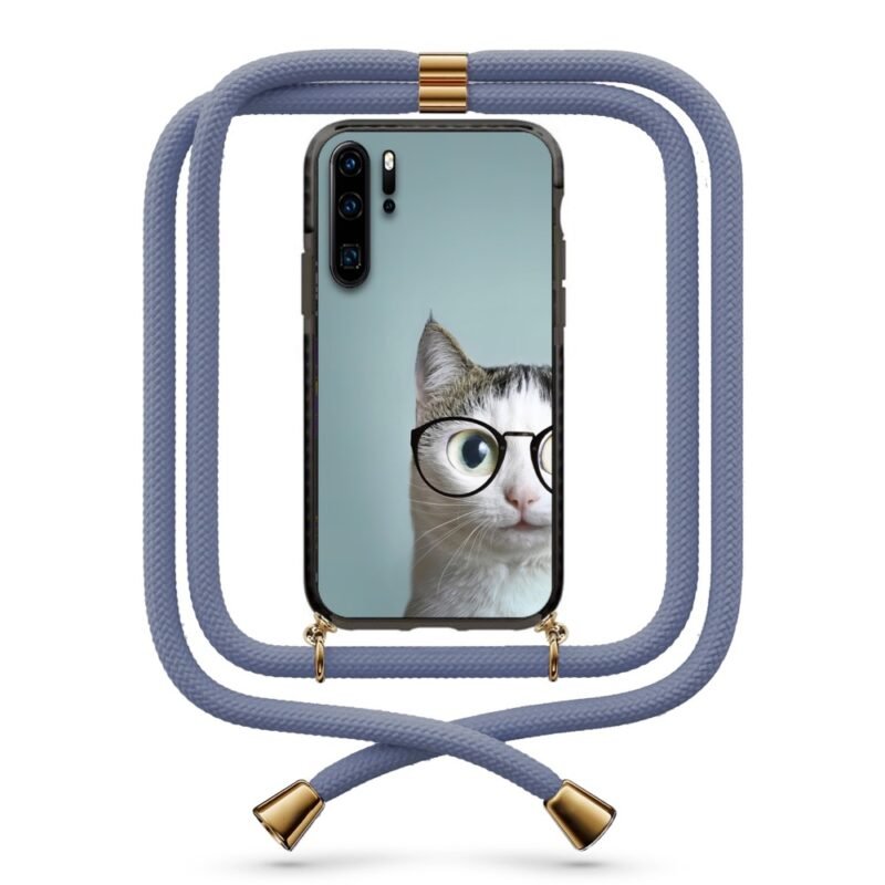 Cat glasses θήκη με κορδόνι & σχέδιο 9868 για Huawei P30 Pro