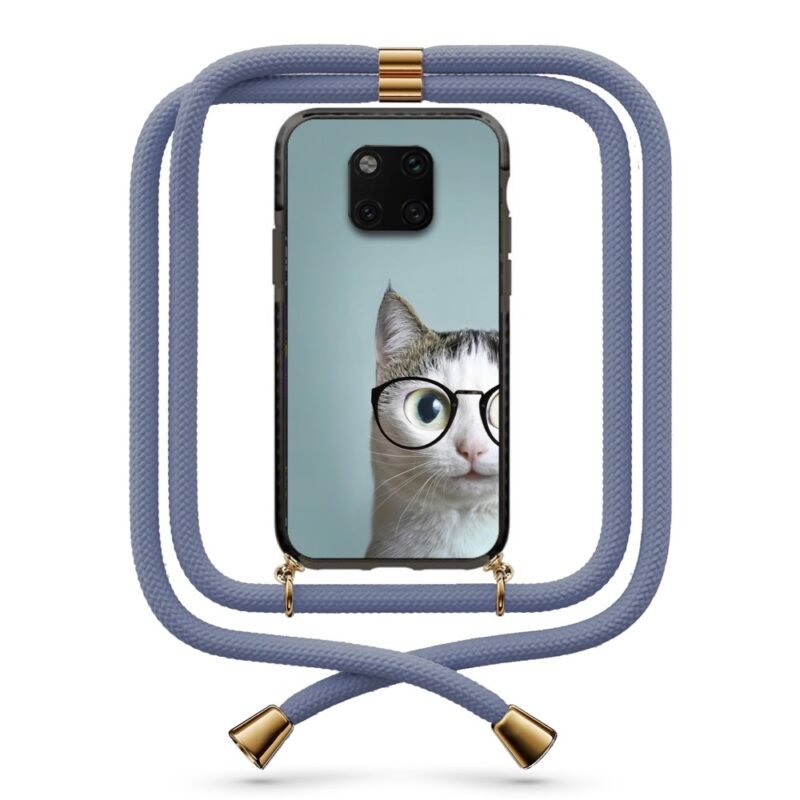 Cat glasses θήκη με κορδόνι & σχέδιο 9868 για Huawei Mate 20 Pro