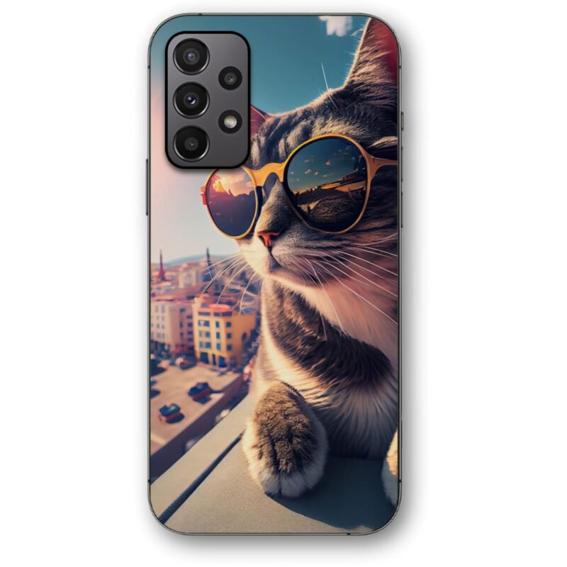 Sunglasses cat θήκη κινητού 91196 για Galaxy A23