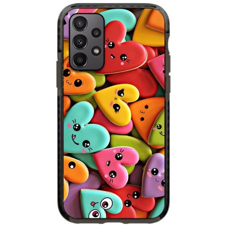 Smiley hearts θήκη κινητού 91942 γιά Galaxy A23