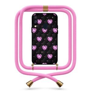 Diamond hearts θήκη με κορδόνι & σχέδιο 9742 για Galaxy A40