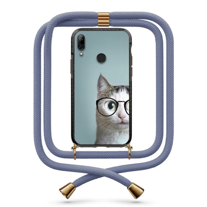 Cat glasses θήκη με κορδόνι & σχέδιο 9868 για Honor 10 Lite