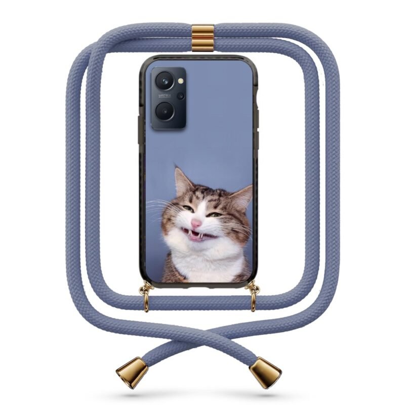 Strange cat θήκη με κορδόνι & σχέδιο 9869 για Realme 9i