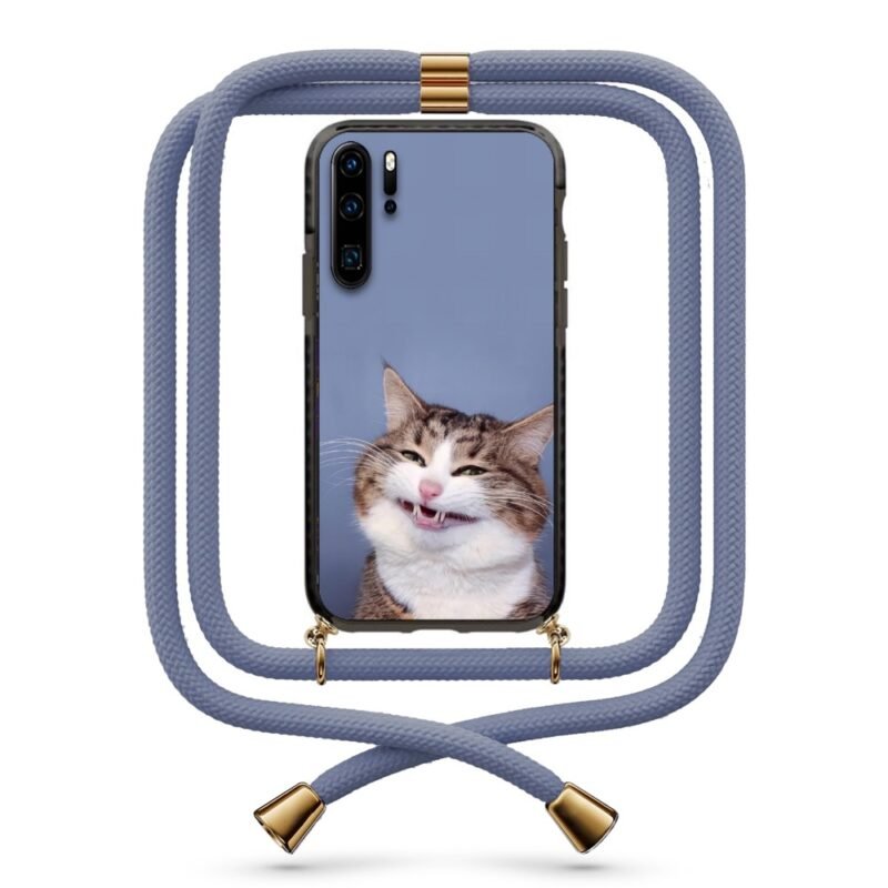 Strange cat θήκη με κορδόνι & σχέδιο 9869 για Huawei P30 Pro