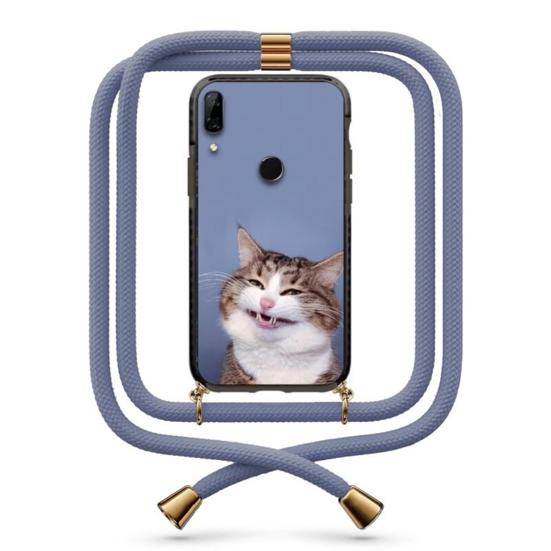Strange cat θήκη με κορδόνι & σχέδιο 9869 για Huawei P Smart Z