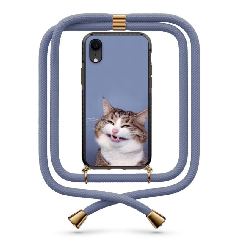 Strange cat θήκη κινητού με κορδόνι 9869 γιά iPhone Xr
