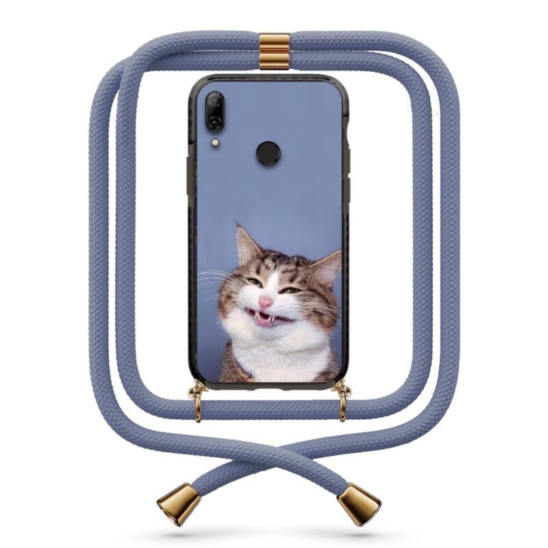 Strange cat θήκη με κορδόνι & σχέδιο 9869 για Honor 10 Lite