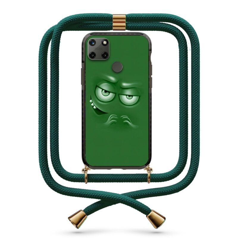 Evil face θήκη με κορδόνι & σχέδιο 9870 για Realme C25Y