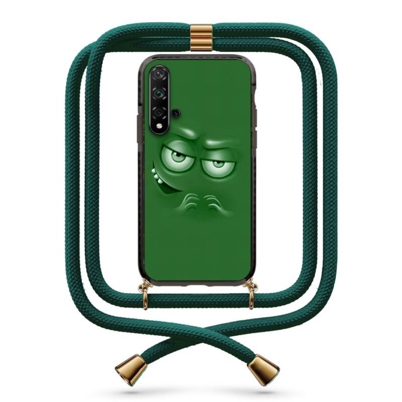 Evil face θήκη με κορδόνι & σχέδιο 9870 για Huawei Nova 5T