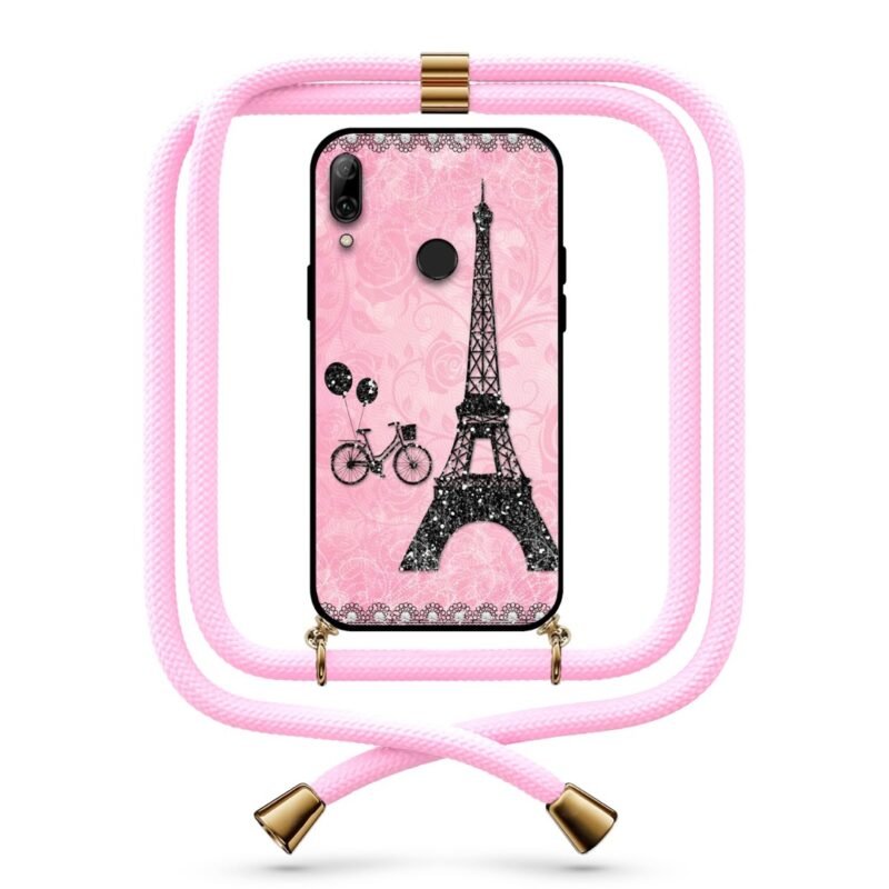 Eiffel tower θήκη με κορδόνι & σχέδιο 9744 για Honor 10 Lite