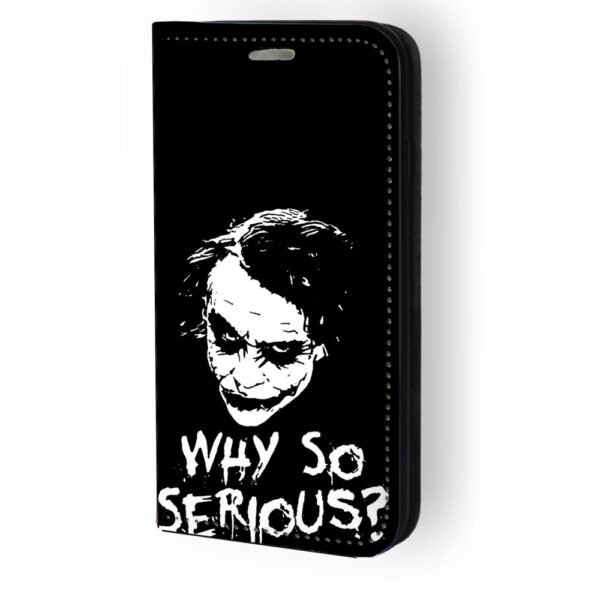 Θήκη book με σχέδιο why so serious 91343 για iPhone 12/12 Pro