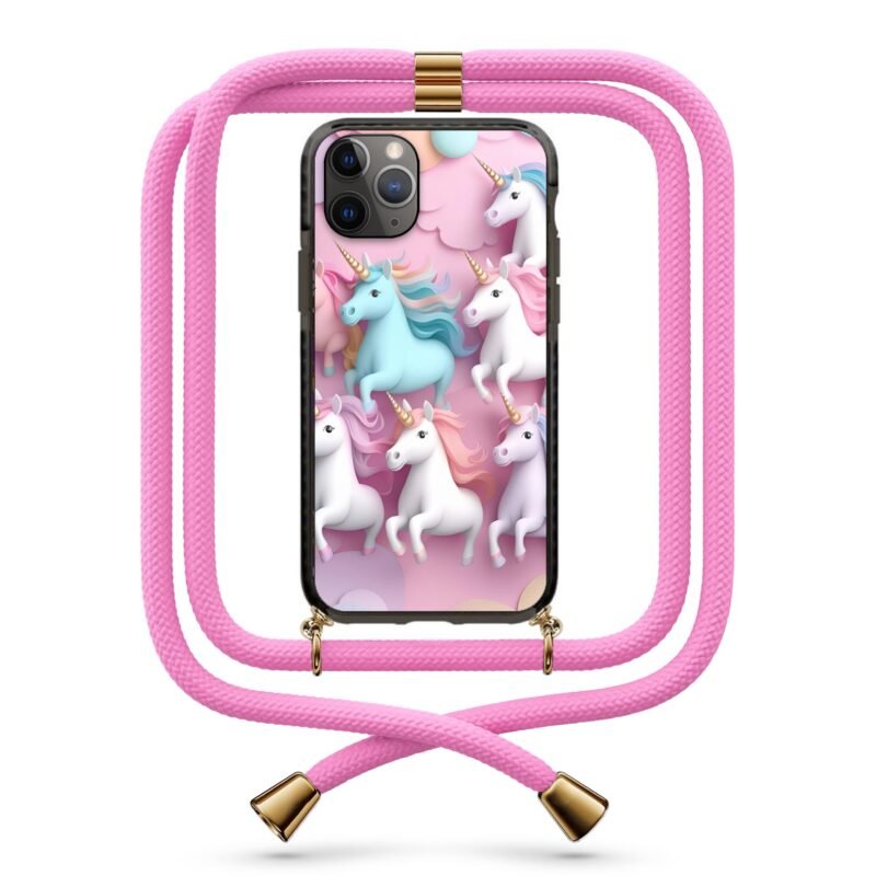 Unicorns θήκη κινητού με κορδόνι 9820 γιά iPhone 11 Pro Max