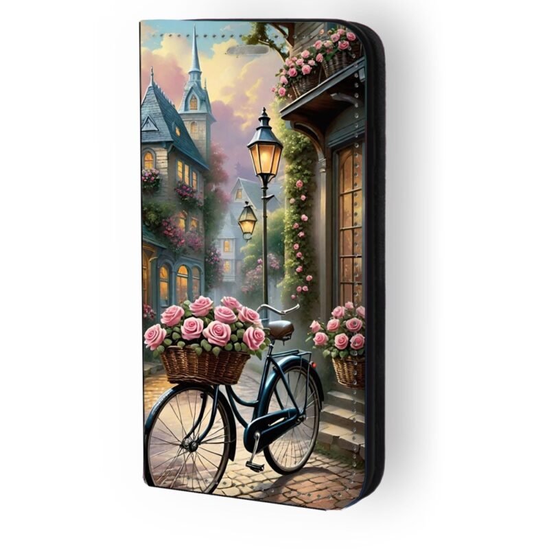 Θήκη book με σχέδιο romantic bike 91345 για iPhone 14 Pro