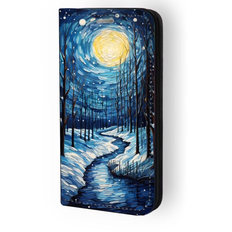 Θήκη book με σχέδιο frozen river 91349 για iPhone 14 Pro