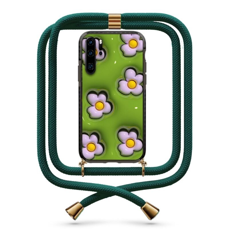 Flower pattern θήκη με κορδόνι & σχέδιο 9871 για Huawei P30 Pro