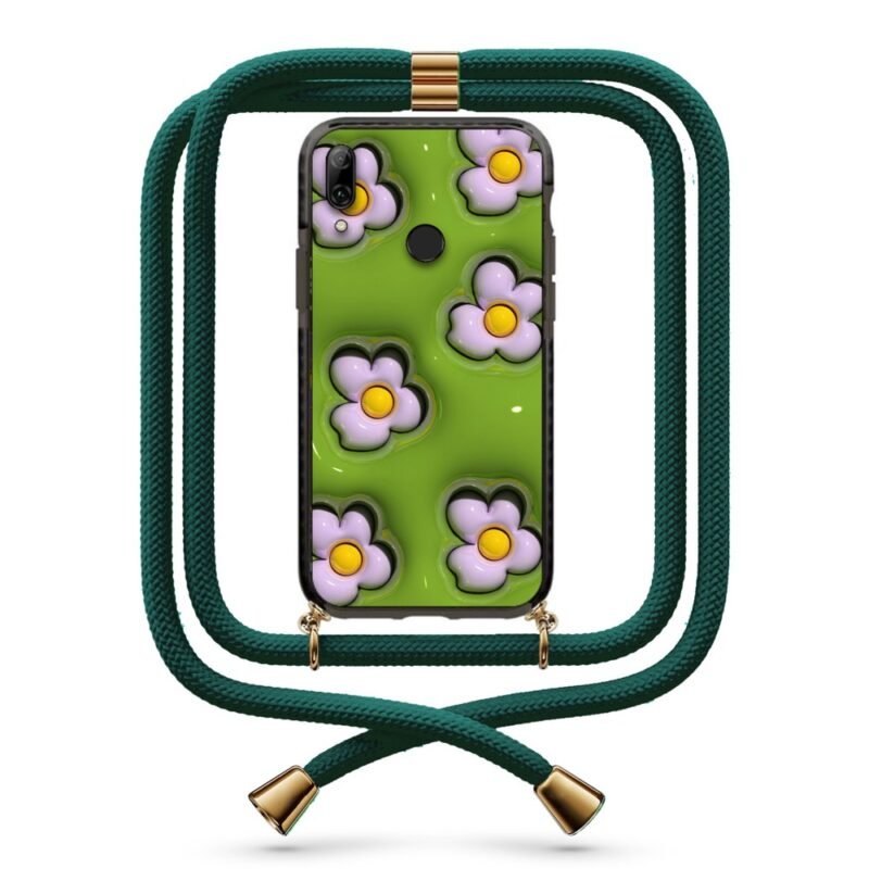 Flower pattern θήκη με κορδόνι & σχέδιο 9871 για Honor 10 Lite