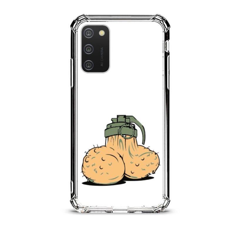 Bomb θήκη διάφανη & σχέδιο  d1056 γιά Galaxy A02s