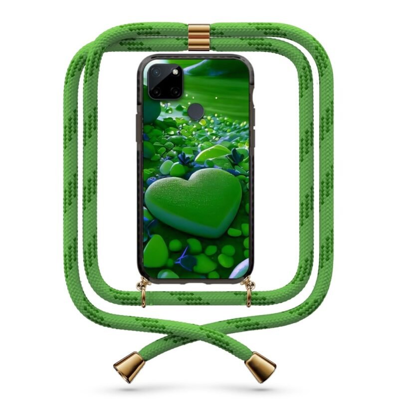 Stone hearts  θήκη με κορδόνι & σχέδιο 9872 για Realme C21Y