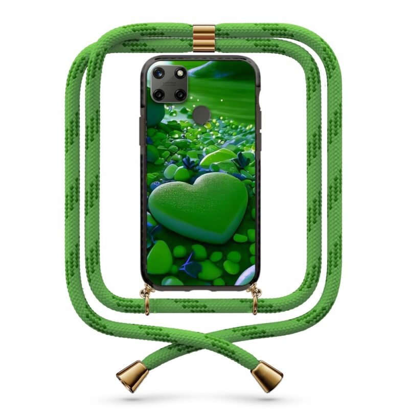Stone hearts  θήκη με κορδόνι & σχέδιο 9872 για Realme C25Y