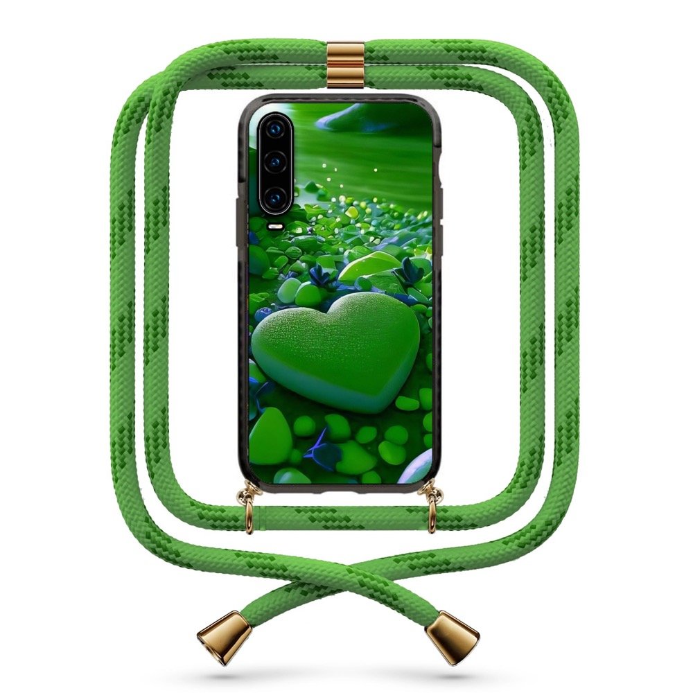 Stone hearts θήκη με κορδόνι & σχέδιο 9872 για Huawei P30