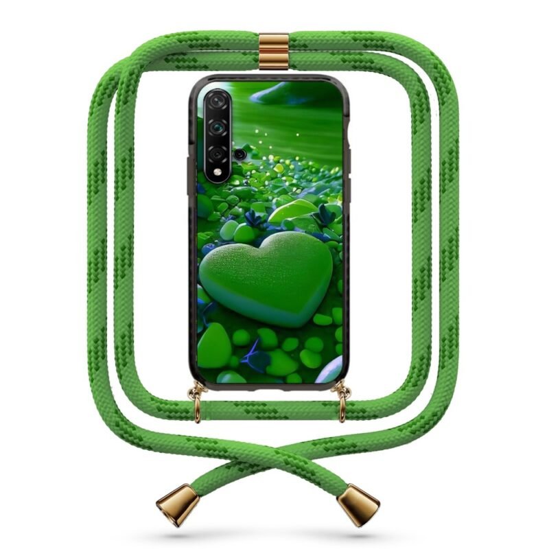 Stone hearts  θήκη με κορδόνι & σχέδιο 9872 για Huawei Nova 5T