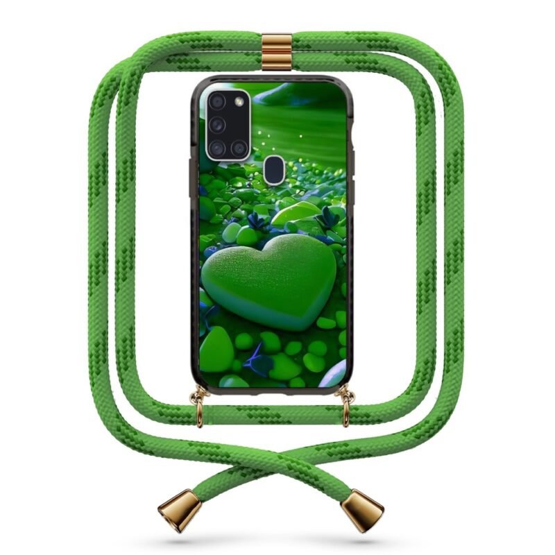 Stone hearts  θήκη με κορδόνι & σχέδιο 9872 για Galaxy A21S