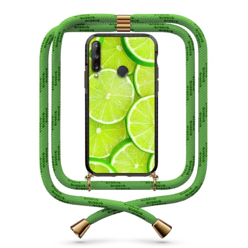Lime θήκη με κορδόνι & σχέδιο 9873 για Huawei P40 Lite E